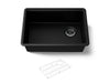 KOHLER K-33713 Billings™ 27" Undermount Single-bowl Kitchen Sink, matte black
