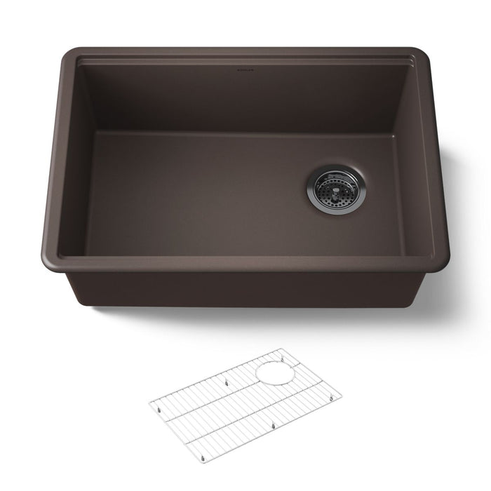 KOHLER K-33713 Billings™ 27" Undermount Single-bowl Kitchen Sink, matte brown - view 4
