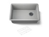 KOHLER K-33713 Billings™ 27" Undermount Single-bowl Kitchen Sink, matte grey