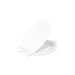 KOHLER K-33728-0 K-33728 Cachet Heated ReadyLatch Quiet-Close Round-front Toilet Seat, white