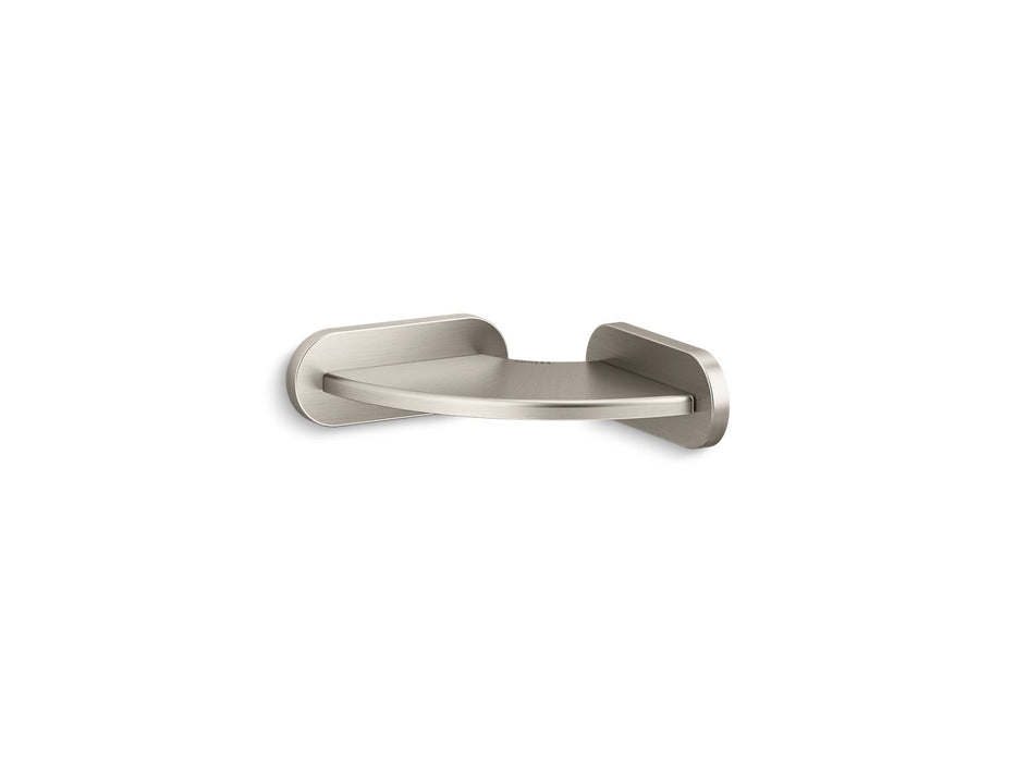 KOHLER K-33809 Elate Foot Ledge, vibrant brushed nickel