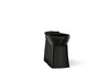 KOHLER K-33812 Corbelle Tall elongated toilet bowl with skirted trapway, black black