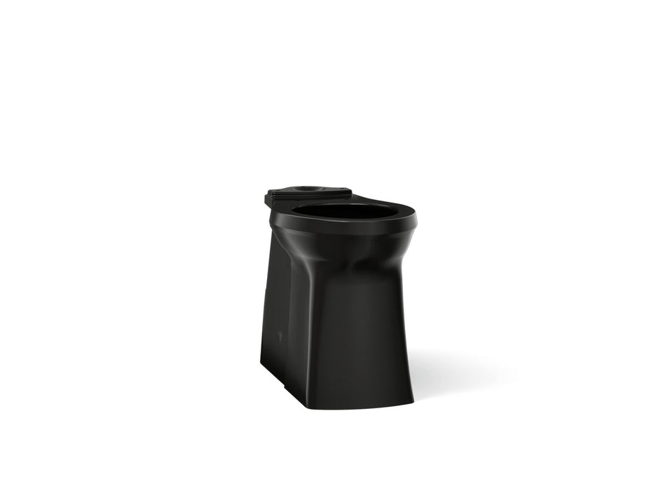 KOHLER K-33812 Corbelle Tall elongated toilet bowl with skirted trapway, black black