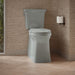 KOHLER K-33812 Corbelle Tall elongated toilet bowl with skirted trapway, ice grey - view 2
