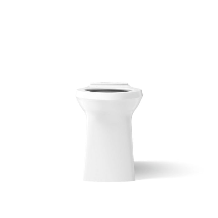 KOHLER K-33812 Corbelle Tall elongated toilet bowl with skirted trapway, white - view 4