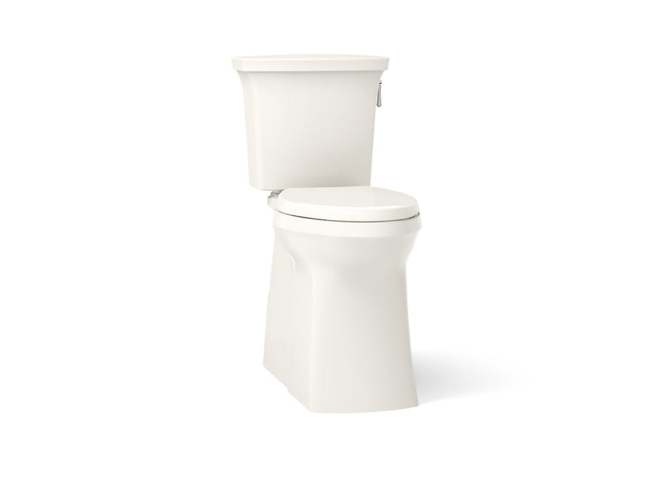 KOHLER K-33813-RA Corbelle Tall two-piece elongated toilet with skirted trapway, 1.28 gpf, biscuit
