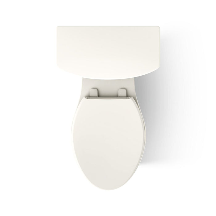 KOHLER K-33813-RA Corbelle Tall two-piece elongated toilet with skirted trapway, 1.28 gpf, biscuit - view 3