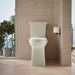 KOHLER K-33813-RA Corbelle Tall two-piece elongated toilet with skirted trapway, 1.28 gpf, biscuit - view 4
