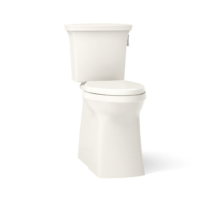 KOHLER K-33813-RA Corbelle Tall two-piece elongated toilet with skirted trapway, 1.28 gpf, biscuit - view 5