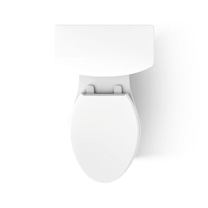 KOHLER K-33813-RA Corbelle Tall two-piece elongated toilet with skirted trapway, 1.28 gpf, white - view 3