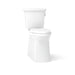 KOHLER K-33813-RA Corbelle Tall two-piece elongated toilet with skirted trapway, 1.28 gpf, white - view 5