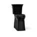 KOHLER K-33814 Corbelle Tall ContinuousClean two-piece elongated toilet with skirted trapway, 1.28 gpf, black black