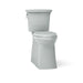KOHLER K-33814 Corbelle Tall ContinuousClean two-piece elongated toilet with skirted trapway, 1.28 gpf, ice grey