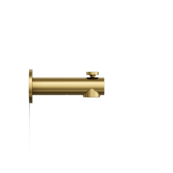 KOHLER K-33966 Elate Wall-mount Bath Spout with Diverter, vibrant brushed moderne brass - view 4