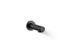 KOHLER K-33967 Elate Wall-mount Bath Spout, matte black