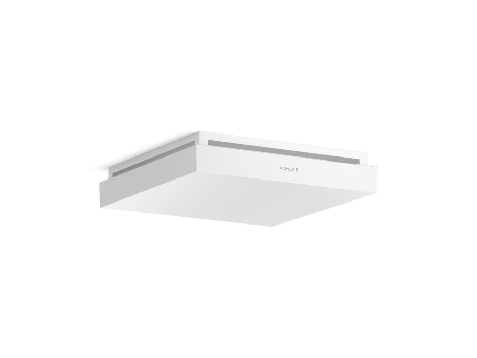 KOHLER K-34454 Atmo 13-7/8" x 13-7/8" bathroom exhaust fan, white