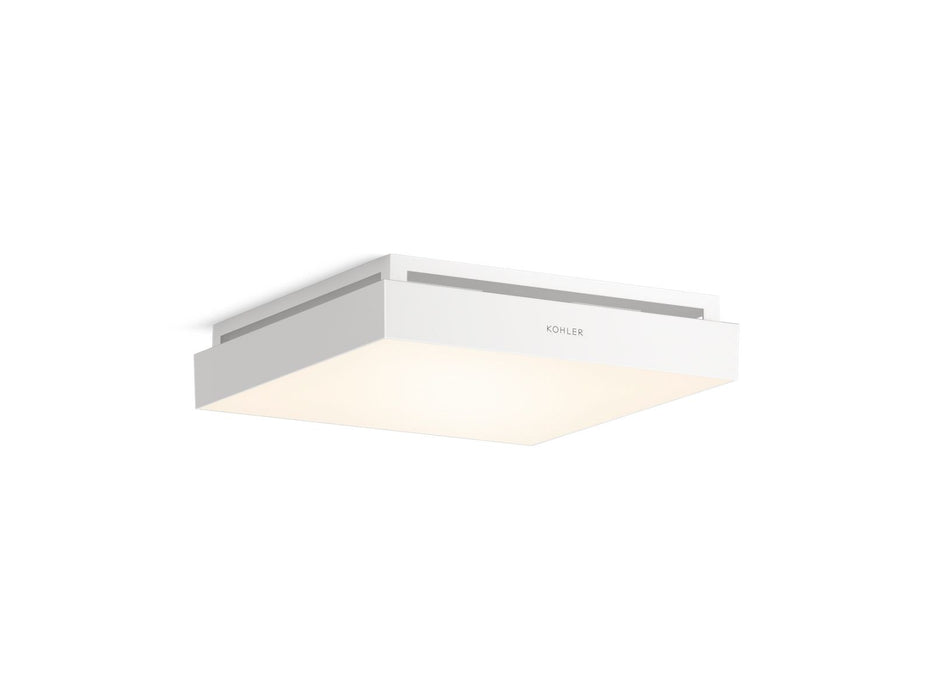 KOHLER K-34455 Atmo 13-7/8" x 13-7/8" bathroom exhaust fan with light, not applicable