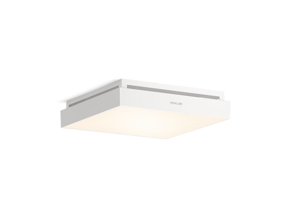 KOHLER K-34457 Atmo 13-7/8" x 13-7/8" smart bathroom exhaust fan with light, not applicable