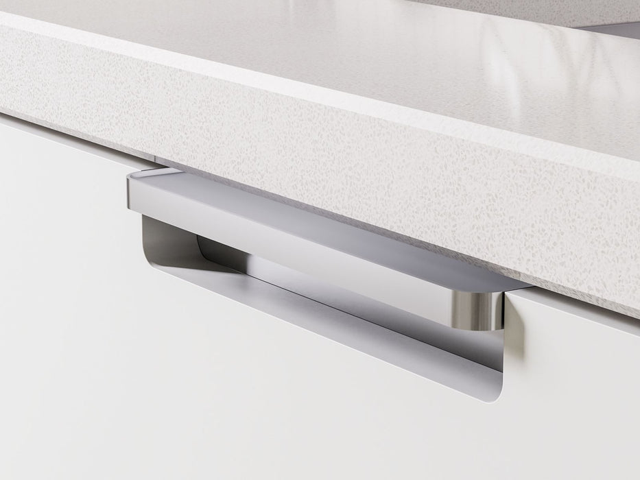 KOHLER K-34657 Maxstow™ 60" Wall-hung Bathroom Vanity Cabinet with Sink and Quartz Top, light oak - view 2