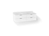 KOHLER K-34657 Maxstow™ 60" Wall-hung Bathroom Vanity Cabinet with Sink and Quartz Top, white