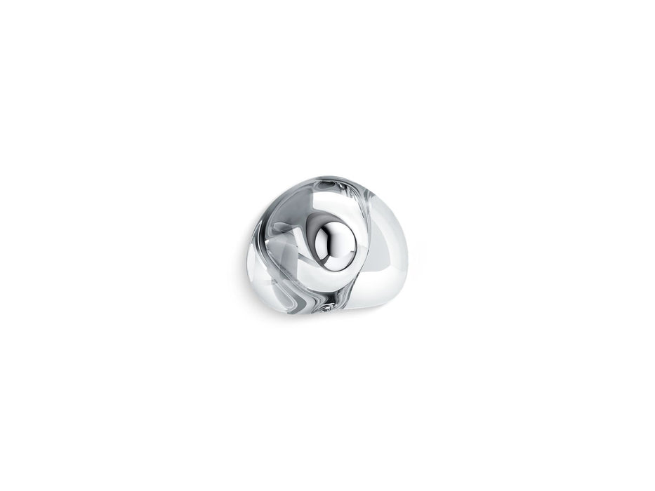 KOHLER K-34748-0L Landshapes™ by Daniel Arsham Oval Cabinet Knob, clear