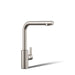 KOHLER K-34909 Elate Pull-out Kitchen Sink Faucet with Two-function Sprayhead, Vibrant Stainless - 3/4 view of product