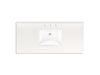 KOHLER K-35021 Malin by Studio McGee 48" bathroom vanity cabinet with sink and quartz top, white - view 4