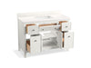 KOHLER K-35021 Malin by Studio McGee 48" bathroom vanity cabinet with sink and quartz top, white - view 5
