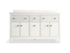 KOHLER K-35022 Malin by Studio McGee 60" bathroom vanity cabinet with sinks and quartz top, white - view 2
