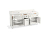 KOHLER K-35023 Malin by Studio McGee 72" bathroom vanity cabinet with sinks and quartz top, white - view 3