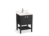 KOHLER K-35024 Seagrove by Studio McGee 24" bathroom vanity cabinet with sink and quartz top, ferrous grey - view 2