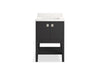 KOHLER K-35024 Seagrove by Studio McGee 24" bathroom vanity cabinet with sink and quartz top, ferrous grey - view 4