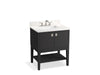 KOHLER K-35025 Seagrove by Studio McGee 30" bathroom vanity cabinet with sink and quartz top, ferrous grey - view 2