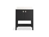 KOHLER K-35025 Seagrove by Studio McGee 30" bathroom vanity cabinet with sink and quartz top, ferrous grey - view 3