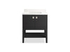 KOHLER K-35025 Seagrove by Studio McGee 30" bathroom vanity cabinet with sink and quartz top, ferrous grey - view 4