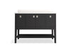 KOHLER K-35027 Seagrove by Studio McGee 48" bathroom vanity cabinet with sink and quartz top, ferrous grey - view 3