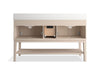 KOHLER K-35028 Seagrove by Studio McGee 60" bathroom vanity cabinet with sinks and quartz top, ferrous grey - view 5