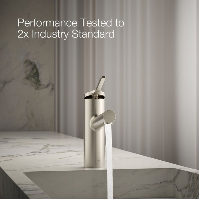 KOHLER K-35048-4 Elate Single-handle bathroom sink faucet, 1.2 gpm