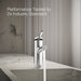 KOHLER K-35048-4K Elate Single-handle bathroom sink faucet, 1.0 gpm, polished chrome - view 2