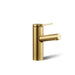 KOHLER K-35048-4K Elate Single-handle bathroom sink faucet, 1.0 gpm, vibrant brushed moderne brass