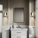 KOHLER K-35113-SC01 Parallel One-light Sconce, Matte Black - Products in use in close room view