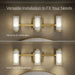 KOHLER K-35115-SC03 Parallel Three-light Sconce, Brushed Moderne Brass - Detail image of a product feature