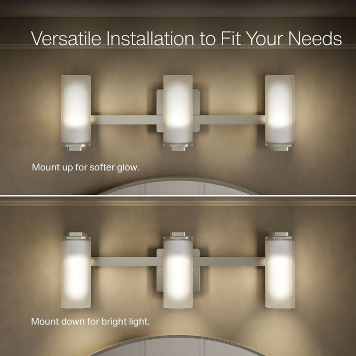 KOHLER K-35115-SC03 Parallel Three-light Sconce, Brushed Nickel - Detail image of a product feature