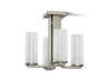 KOHLER K-35116-FM04 Parallel 13-5/16" Flush-mount, Brushed Nickel - 3/4 view of product