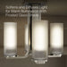 KOHLER K-35116-FM04 Parallel 13-5/16" Flush-mount, Brushed Nickel - Shows close up detail of product in use in room