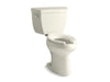 KOHLER K-3519 Highline Classic ComForteeight two-piece elongated 1.0 gpf toilet bowl - Biscuit