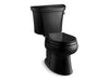 KOHLER K-3531-RA Wellworth Classic two-piece elongated 1.0 gpf toilet with Pressure Lite(R) flush technology and...