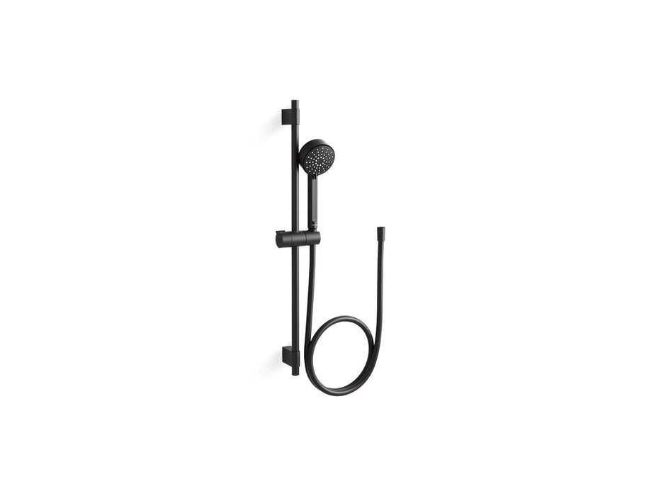 KOHLER K-35331 Elate 28" Three-function Handshower Kit, 1.5 GPM, matte black
