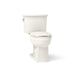 KOHLER K-3551 Archer Two-piece Elongated Toilet, 1.28 GPF, biscuit