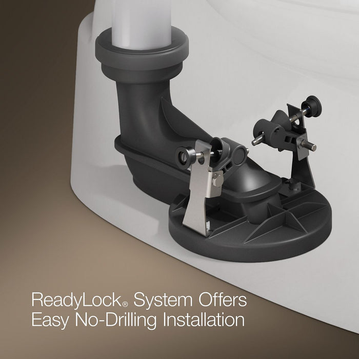KOHLER K-3551 Archer Two-piece Elongated Toilet, 1.28 GPF, ice grey - view 4